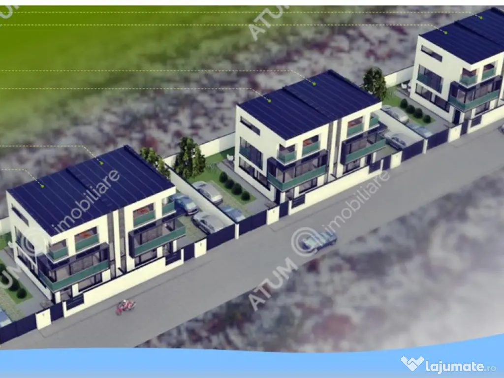 Casa moderna cu 4 camere 3 bai si teren de 214 mp zona Triaj 