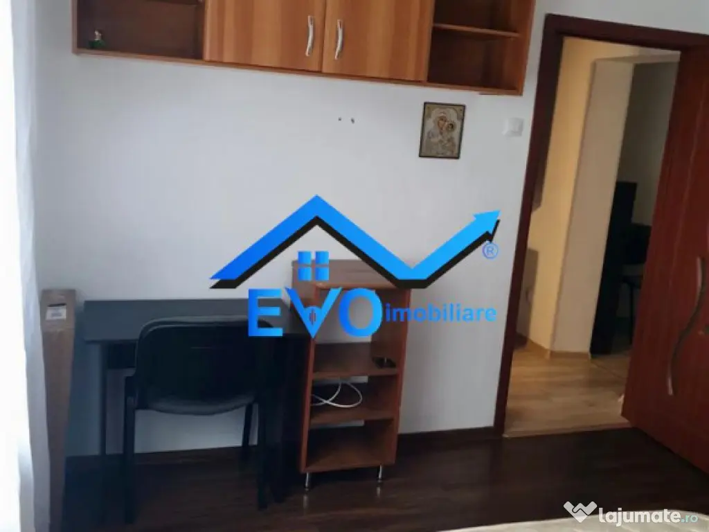 Apartament cu 2 camere, etajul 1, geam la baie, zona Podu Ro 