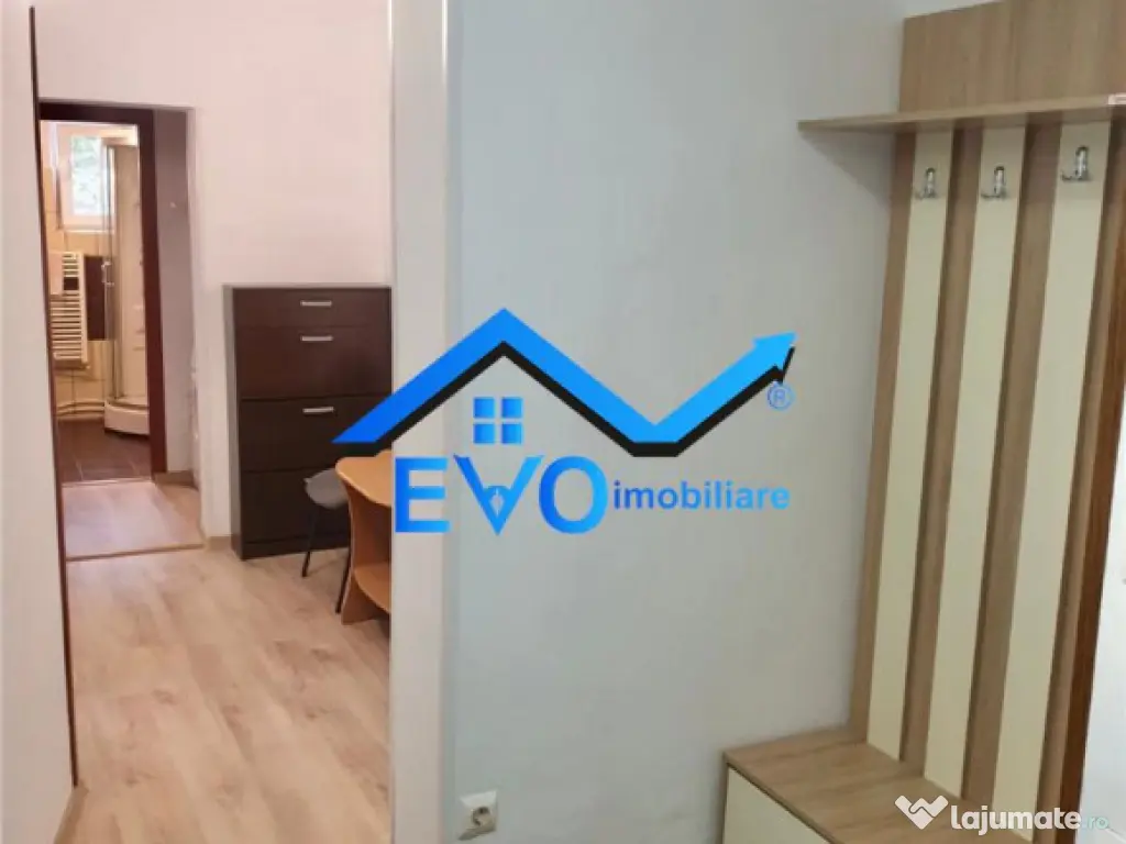 Apartament cu 2 camere, etajul 1, geam la baie, zona Podu Ro 