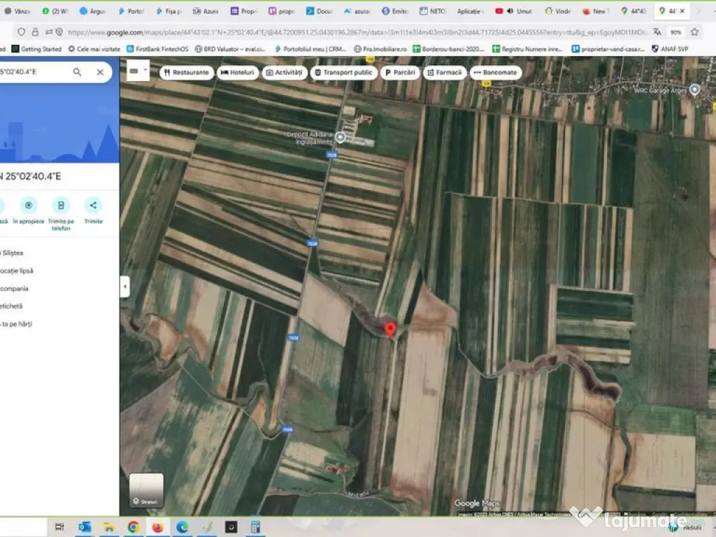 Teren agricol, 5HA, comasat, drum acces, Cateasca 