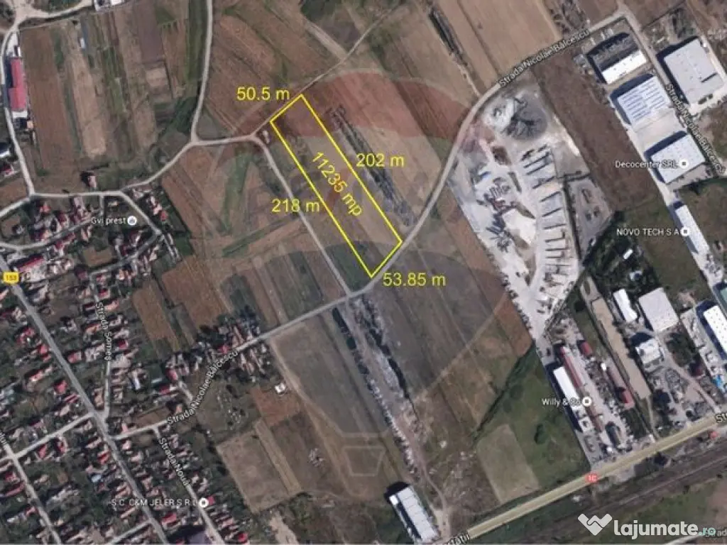 De vanzare teren industrial cu PUZ aprobat 