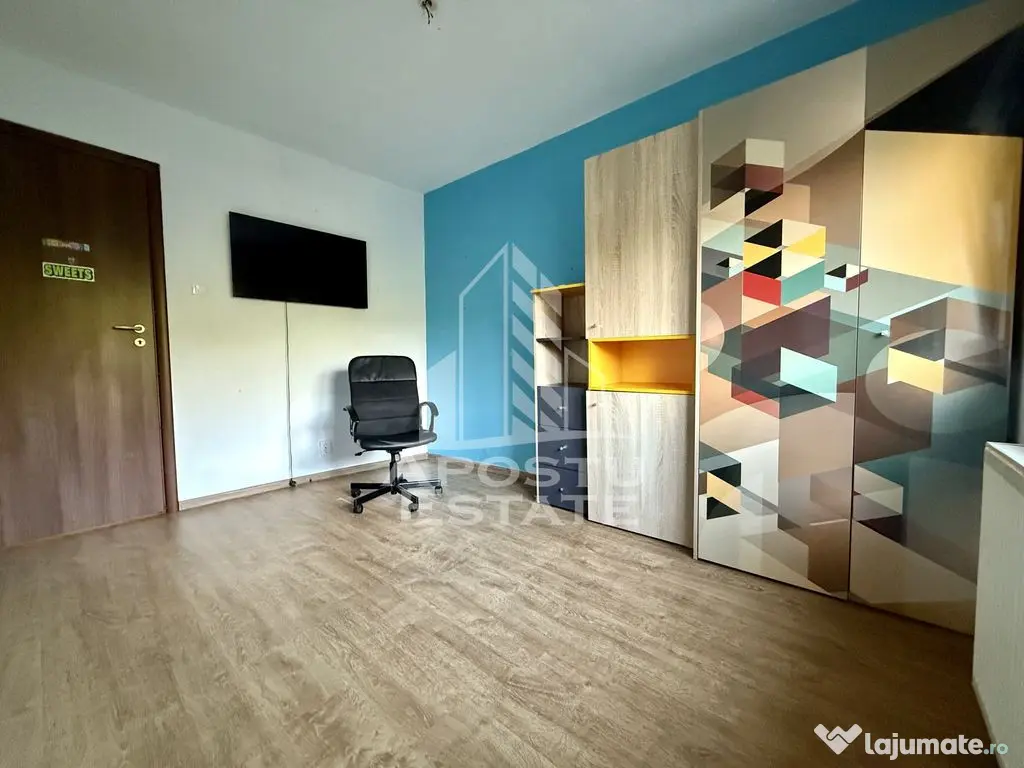 Apartament cu 3 camere, 2 bai, centrala proprie, zona Soa... 