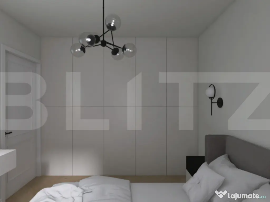 Apartament cu 3 camere in suprafat utila de 81,74 mp si balc 