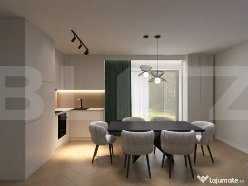 Apartament cu 3 camere in suprafat utila de 81,74 mp si balc 