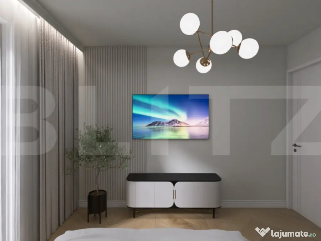 Apartament cu 3 camere in suprafat utila de 81,74 mp si balc 