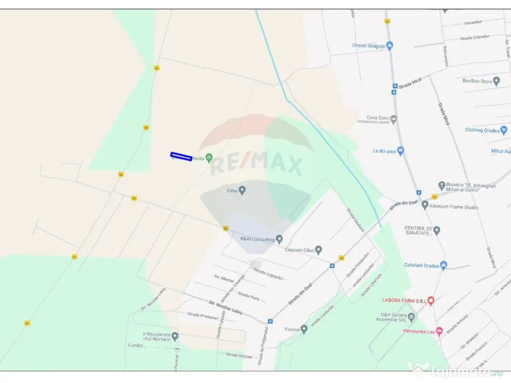 De Vânzare teren intravilan – 1417 mp, Cihei 