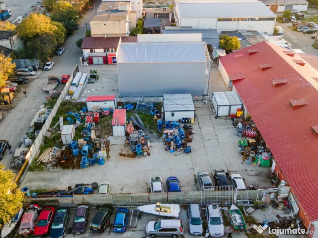 Teren | platformă betonată de închiriat – 900 mp | Stra 