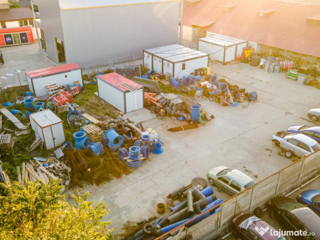 Teren | platformă betonată de închiriat – 900 mp | Stra 