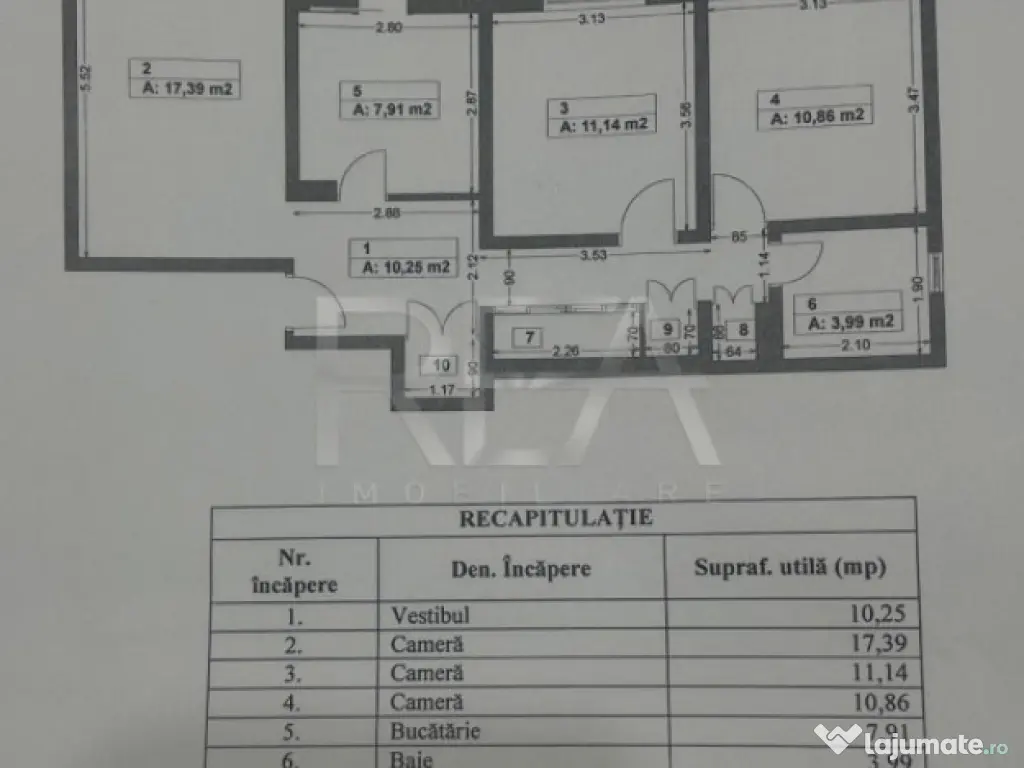 3 Camere | Centrală proprie | Zona Dristor - McDonald’s 