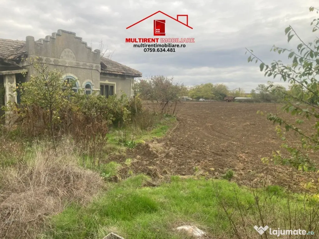 Teren cu casa de vanzare in Randunica (Mihail Kogalniceanu) Tulcea!