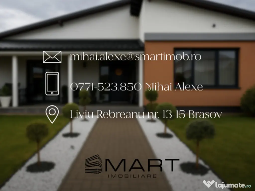 Casă premium nouă – 110 mp utili, teren 500 mp 