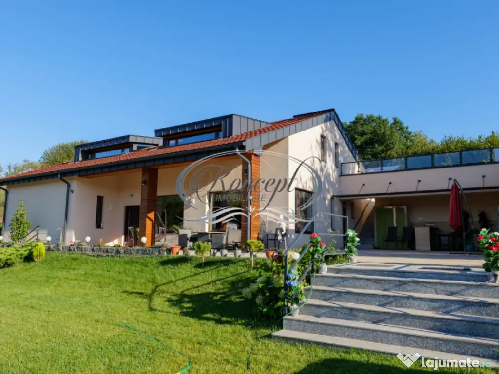 Casa unicat cu panorama si teren generos in Feleac