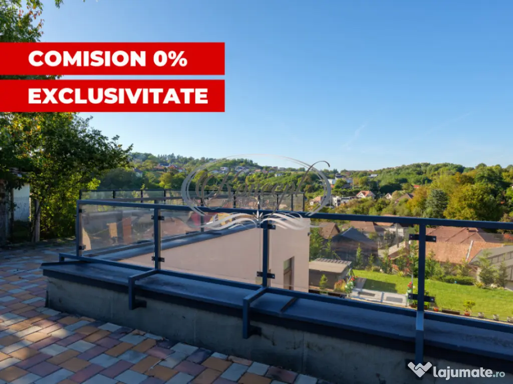 Casa unicat cu panorama si teren generos in Feleac