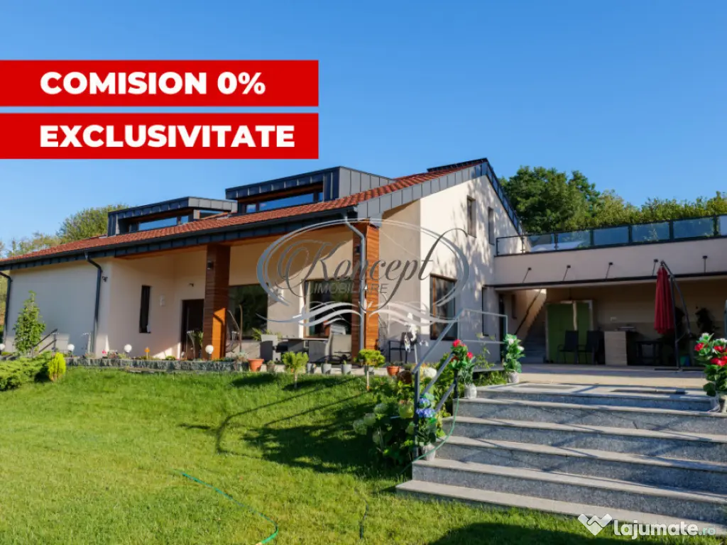 Casa unicat cu panorama si teren generos in Feleac