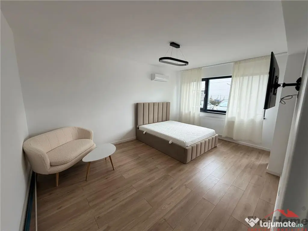 Garsonira bloc 2025, parter, balcon, 44 mp, mobilata si util 
