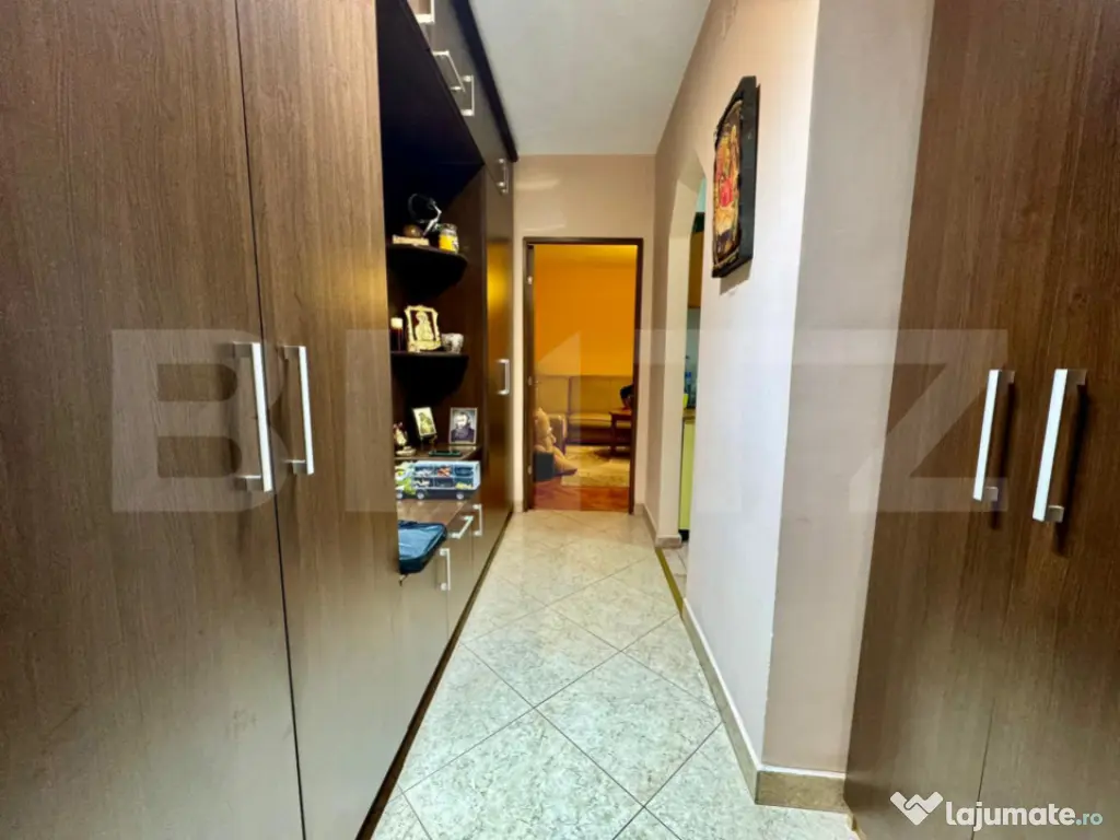 Apartament 2 camere, decomandat, 51.5 mp, mobilat – Zona C