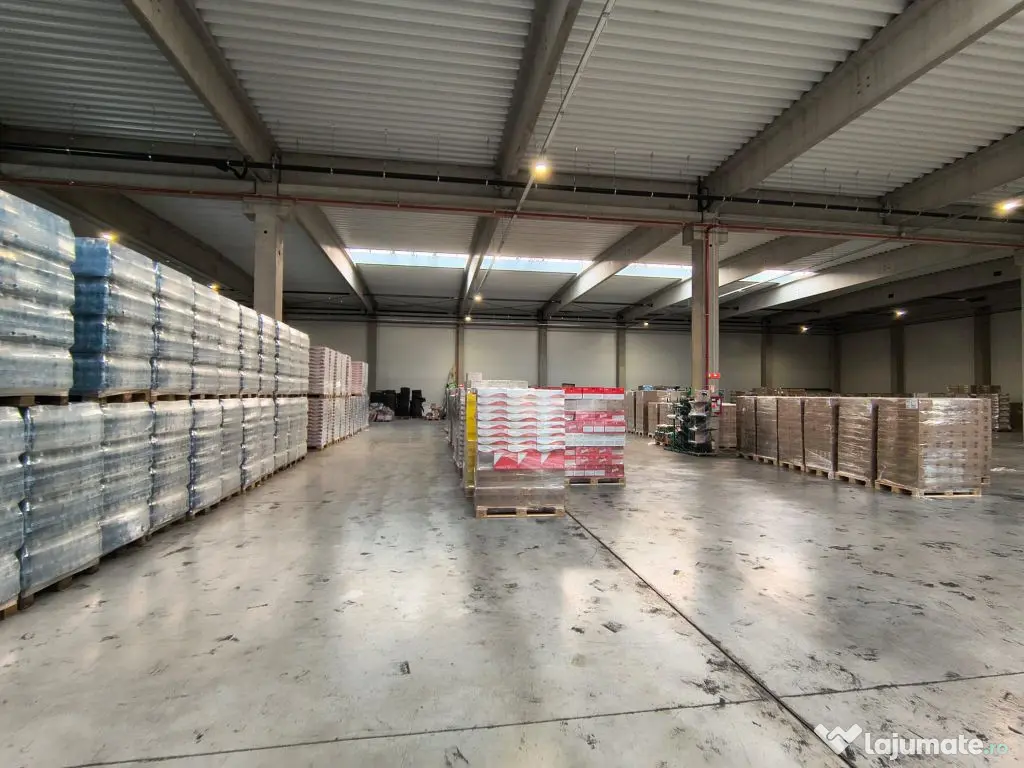 Hală industrială nouă, 2 000 mp. 3,5 Euro + TVA/lună/... 