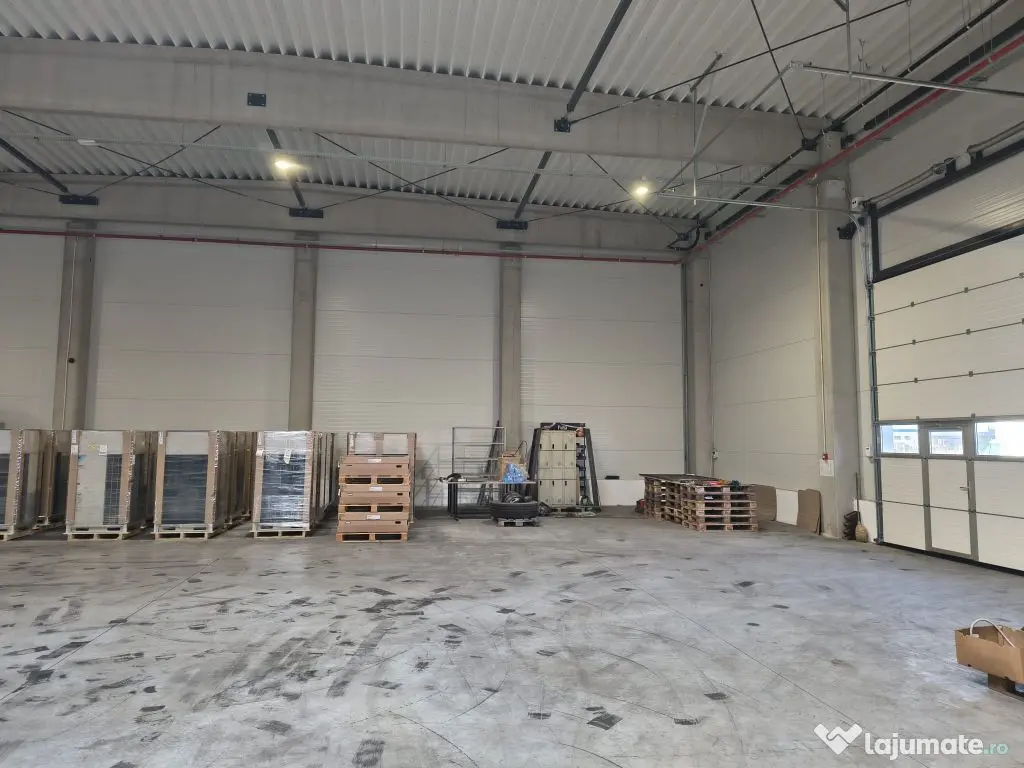 Hală industrială nouă, 2 000 mp. 3,5 Euro + TVA/lună/... 
