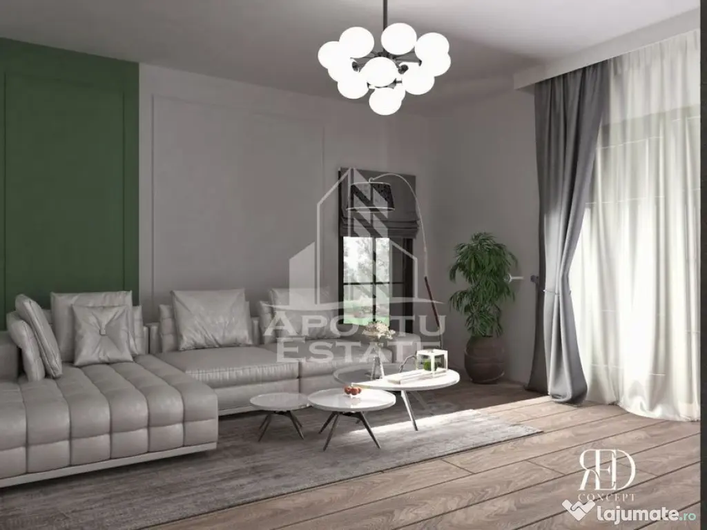 Casa individuala la rosu, teren 700mp, Giarmata 