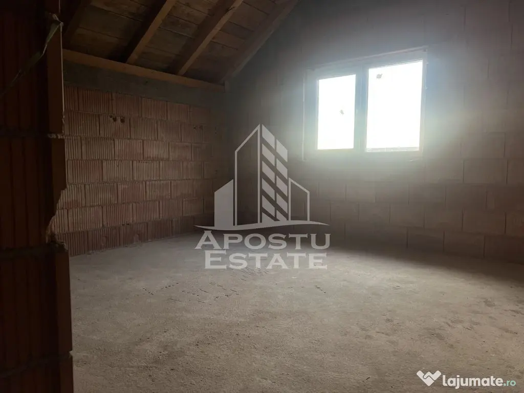 Casa individuala la rosu, teren 700mp, Giarmata 