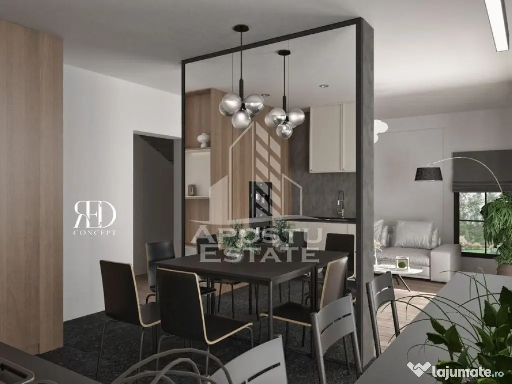 Casa individuala la rosu, teren 700mp, Giarmata 