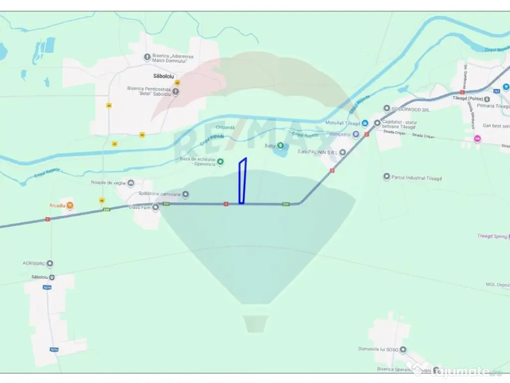De vânzare teren intravilan, în Săbolciu, cu deschider...