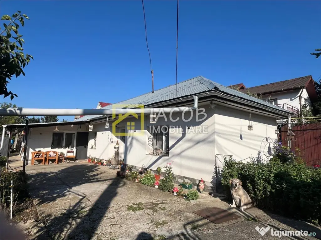 Teren intravilan 1010 mp cu casa batraneasca, magazie, beci, 