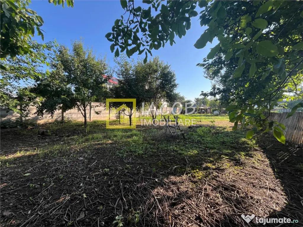 Teren intravilan 1010 mp cu casa batraneasca, magazie, beci, 
