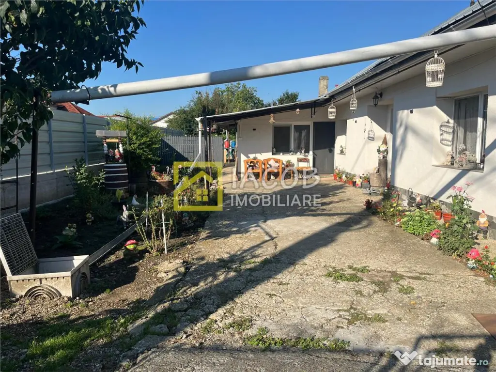 Teren intravilan 1010 mp cu casa batraneasca, magazie, beci, 