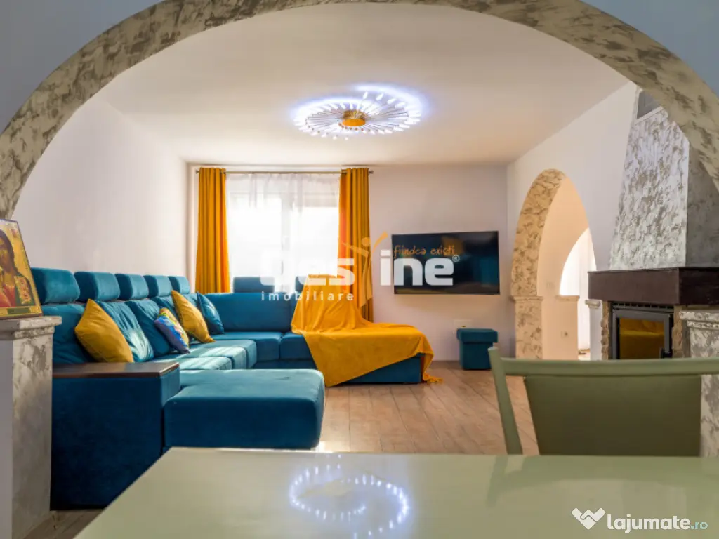 Casă individuală stil grecesc cu 5 camere S+P+1+pod, 200 m 