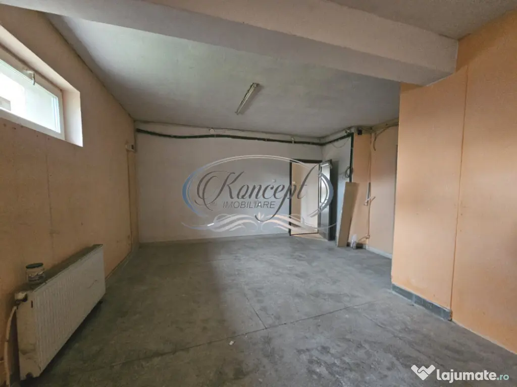 Spatiu comercial cu inaltime mare si curte proprie in Manast 