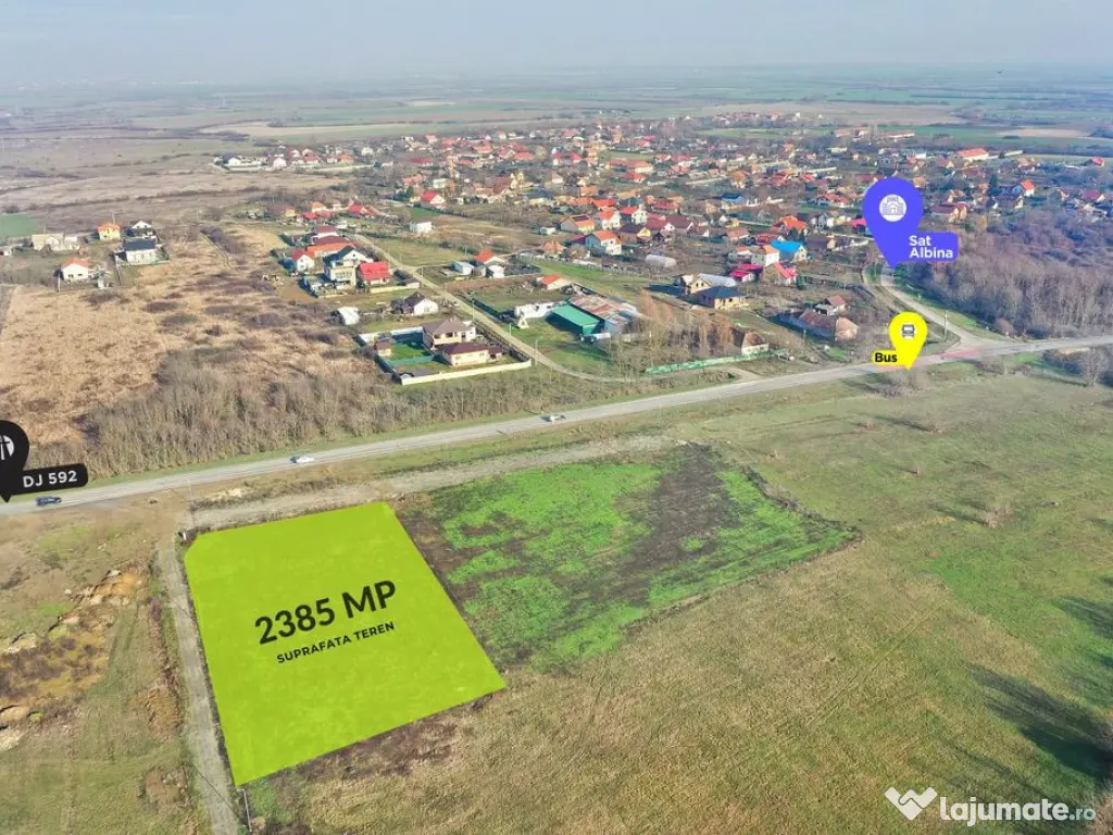 Vanzare | Teren industrial | 2385 MP | Apa Curent Canal |... 