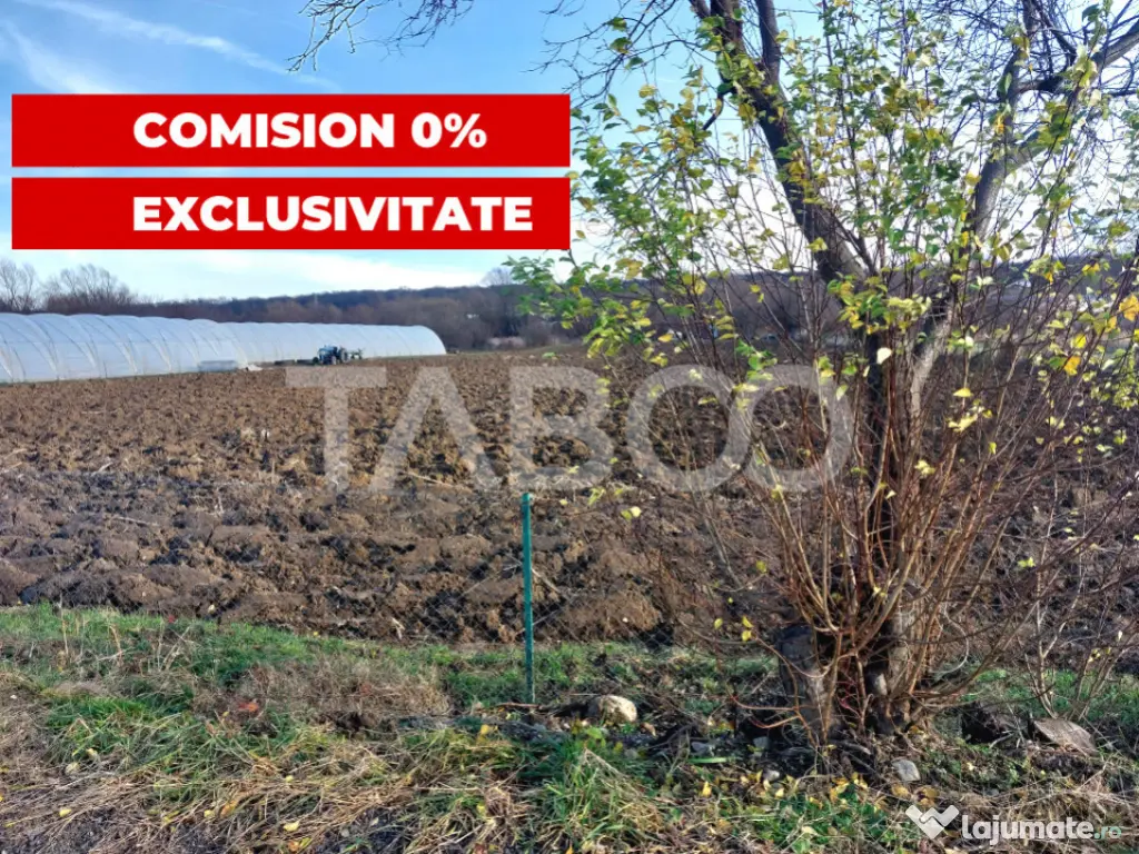 Teren intravilan 1687 mp pentru cabana zona de gradini Cisna