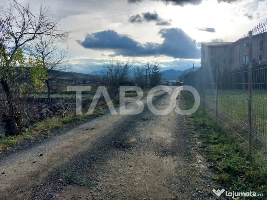 Teren intravilan 1687 mp pentru cabana zona de gradini Cisna