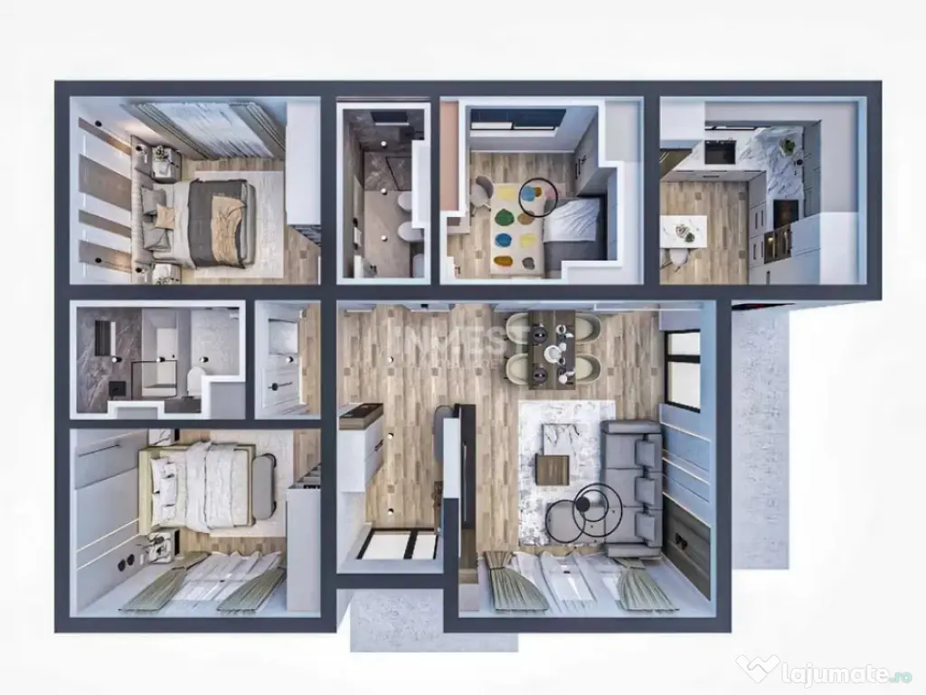 Casa individuala, 4 camere, 2 bai, Valea Ursului-Vorovesti