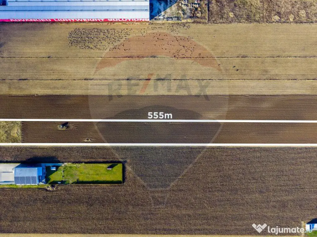 COMISION 0% Teren 25,000mp Ghimbav / Strada Sanzienei