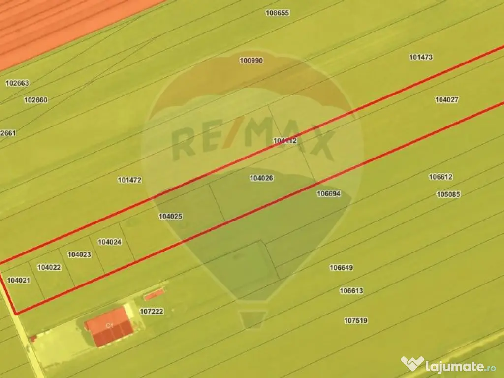 COMISION 0% Teren 25,000mp Ghimbav / Strada Sanzienei 