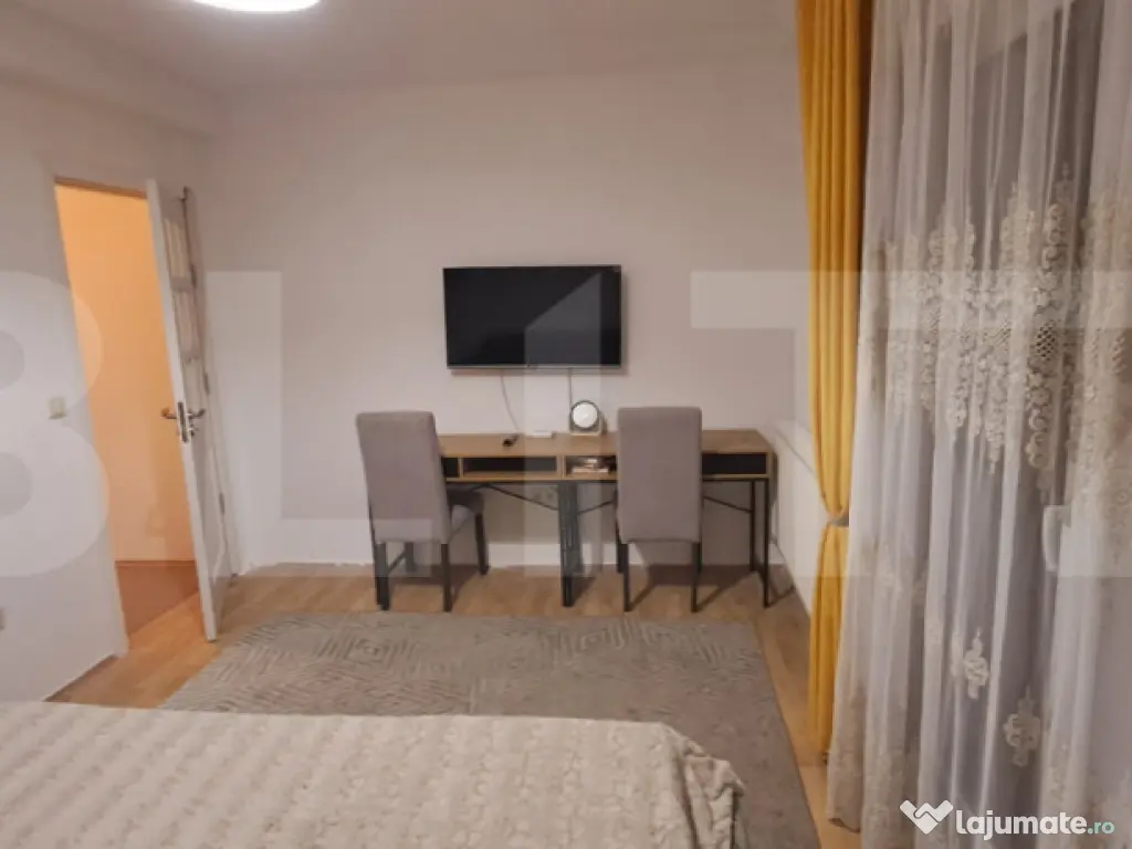 Apartament cu 2 camere, etaj 2 din 3, zona Stejarului