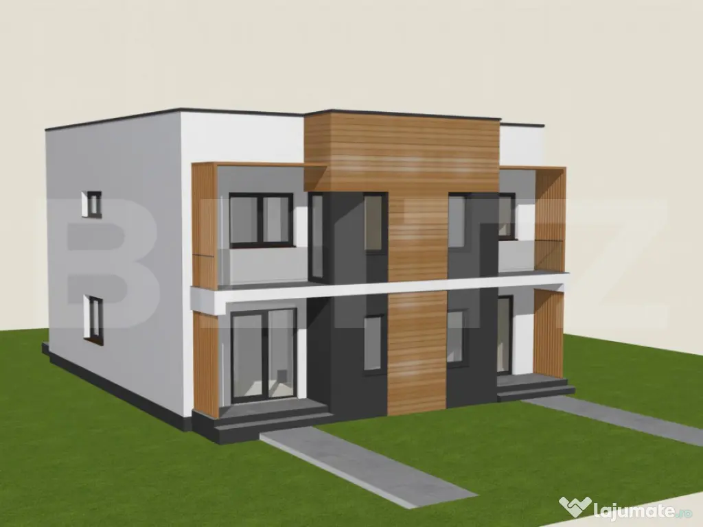 Casa tip duplex P+E, 250 mp teren, Vorovesti