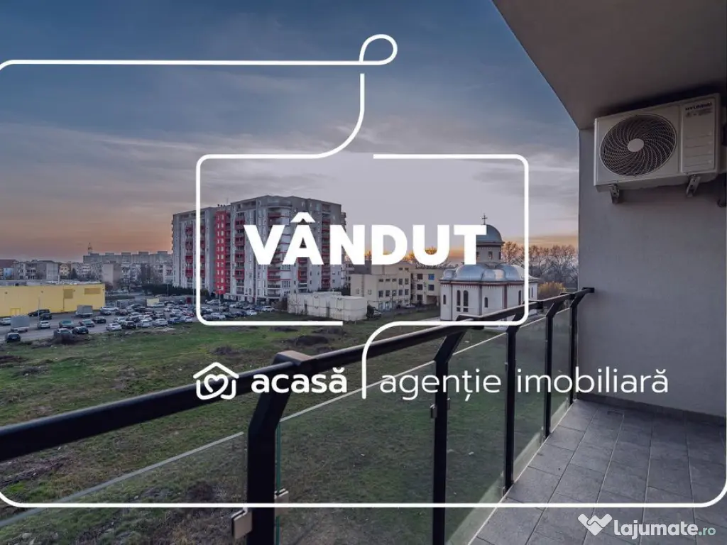 VÂNDUT! Apartament 2 camere, bloc nou, malul Mureșului 