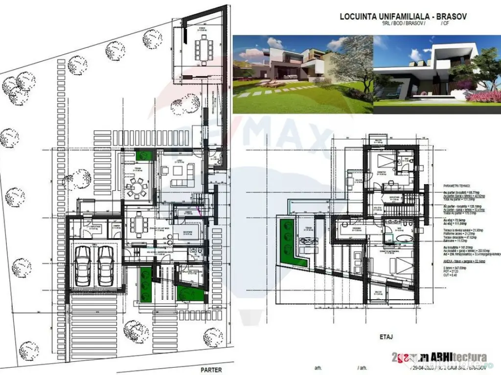 Vilă cu 3 camere, la roșu | Proiect modern – Poiana C... 