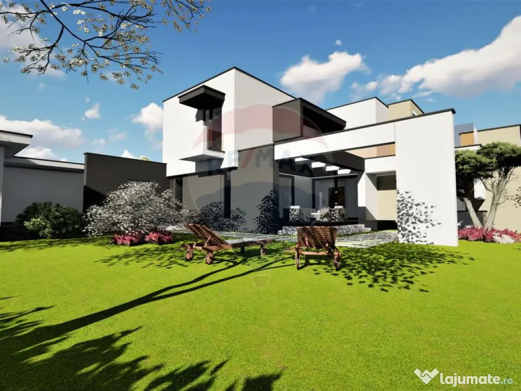 Vilă cu 3 camere, la roșu | Proiect modern – Poiana C... 