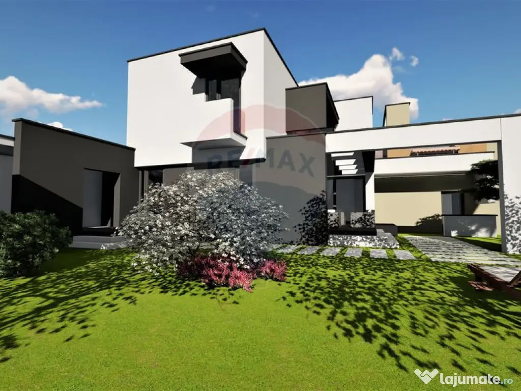 Vilă cu 3 camere, la roșu | Proiect modern – Poiana C... 