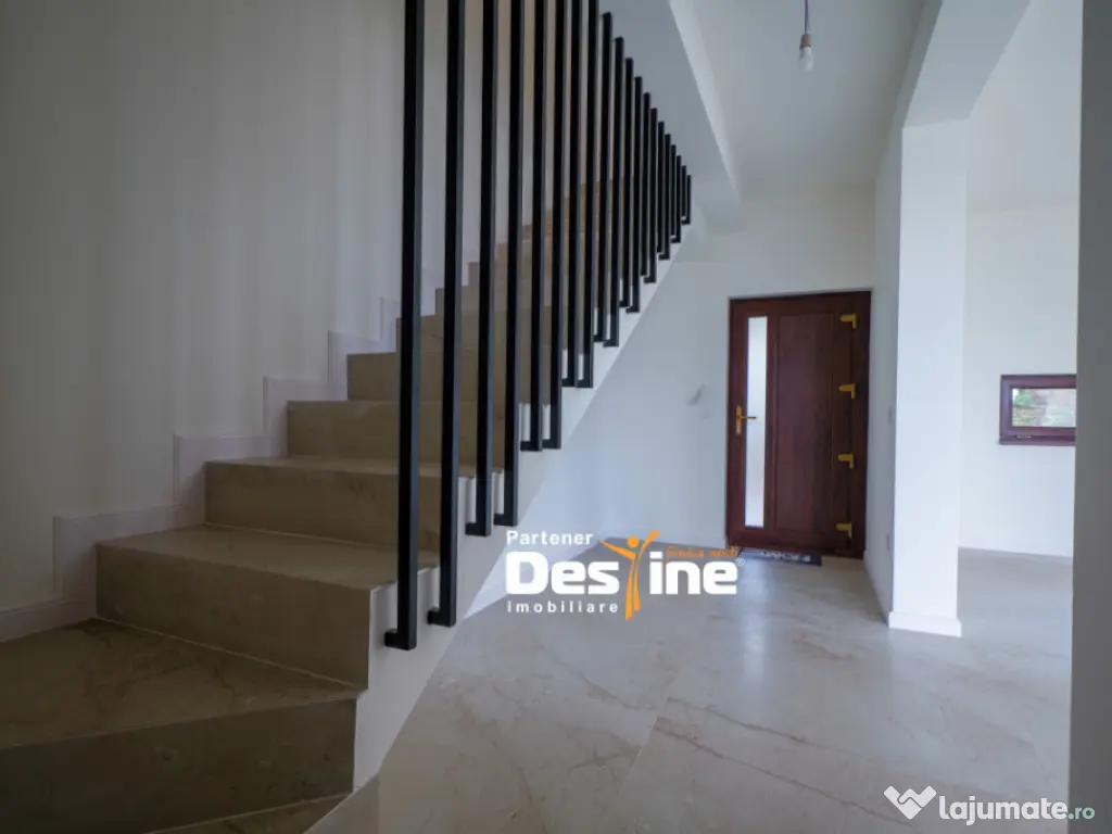 Duplex modern P+1+P calitate superioară 116 mp teren 390 mp 