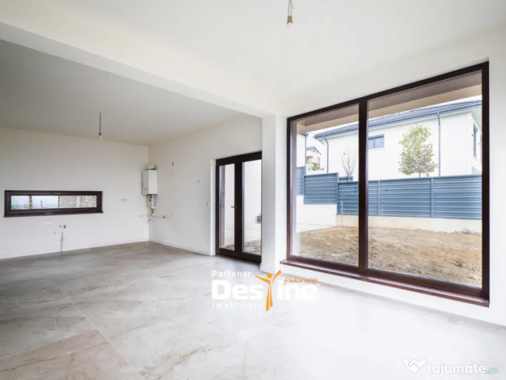 Duplex modern P+1+P calitate superioară 116 mp teren 390 mp 