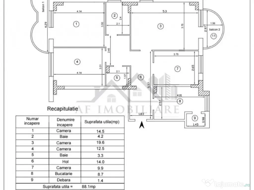Apartament 4 camere Nicolina - zona Rond Vechi