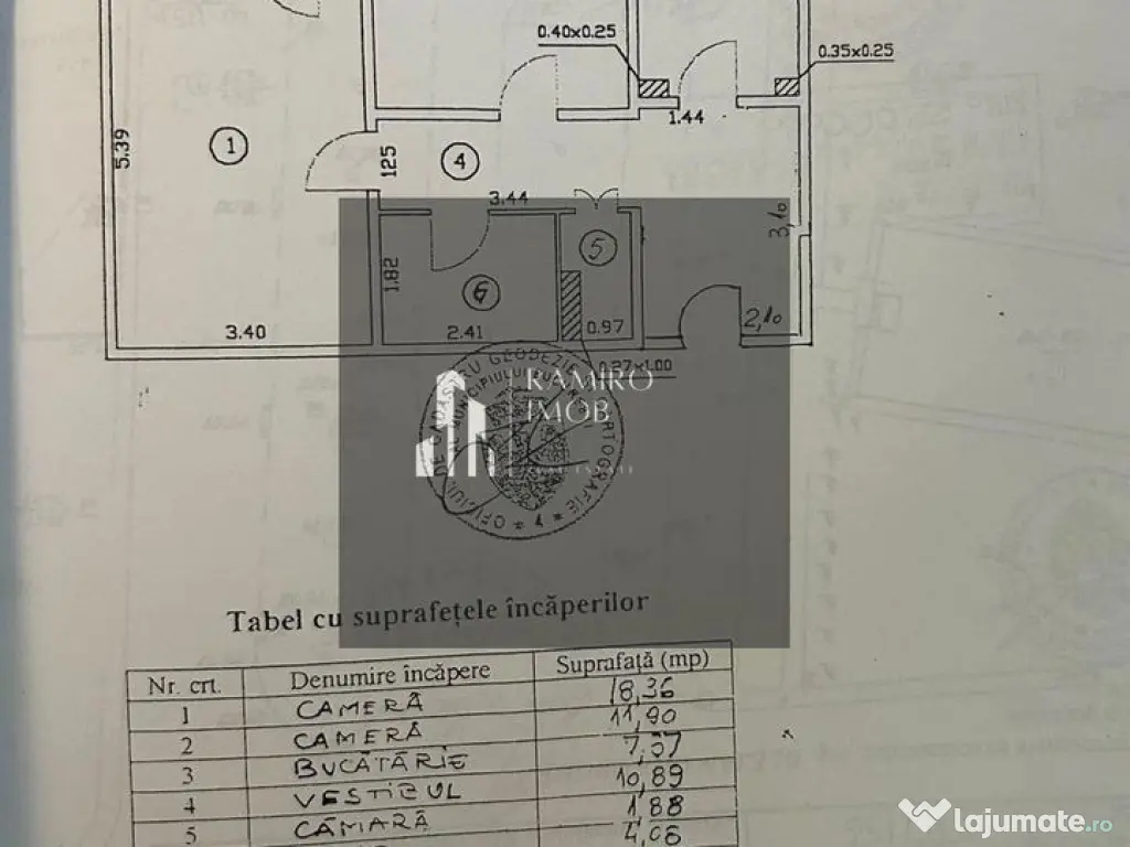 Apartament 2 camere decomandat 59 mp Luica Sector 4 