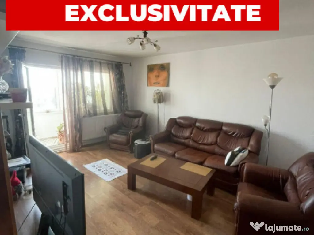 Apartament 3 camere | zona Gara | 69,8 mp | luminos Est-Vest 