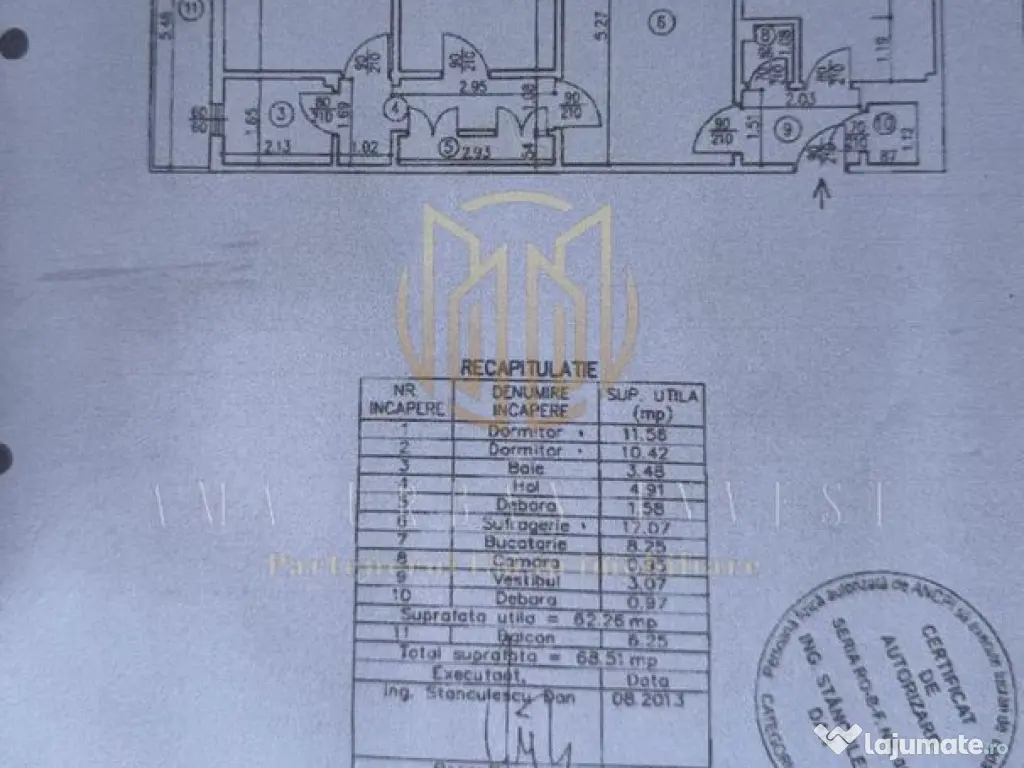 3 camere Titan Barajul Dunarii recent renovat 