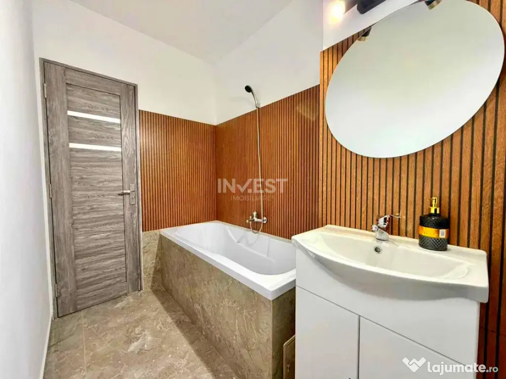 Apartament 3 camere-etaj 1-renovat-Podu Ros-bloc fara risc 